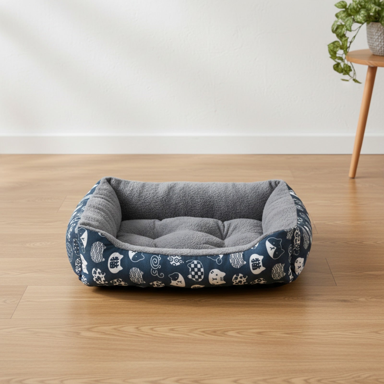 Lit d'hiver douillet pour chien et chat - Nid chaud et confortable